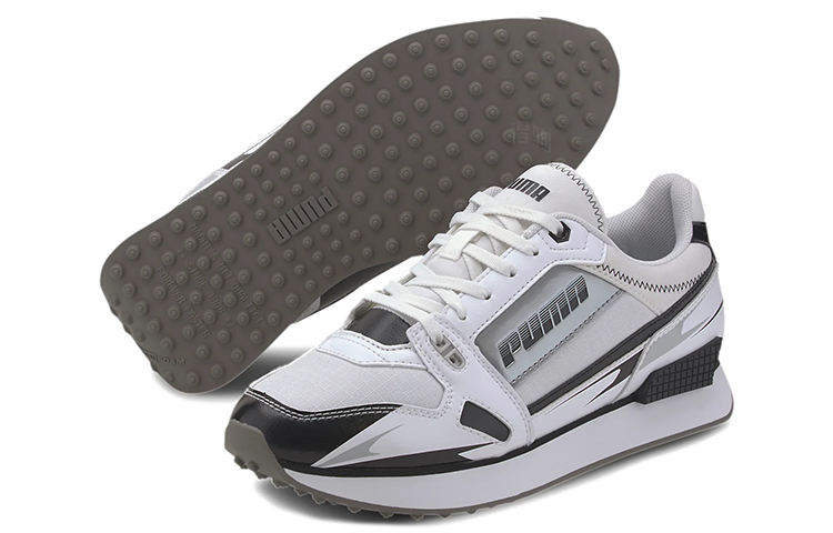 Женские кроссовки PUMA Mile Rider Sunny Getaway (серебристый / черный) — Серебристыйчёрный — фото 5