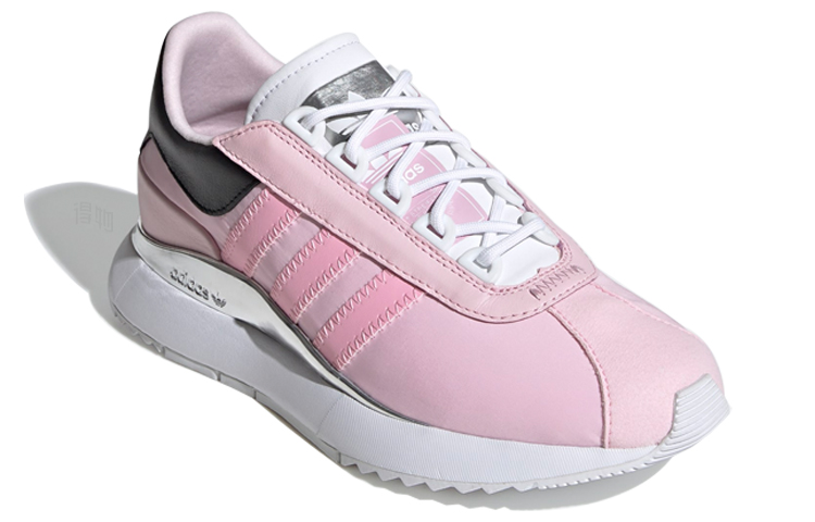 Женские кроссовки adidas originals SL (черно-розовые) — фото 3