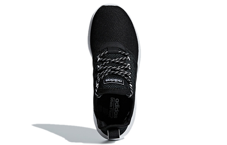 Женские кроссовки adidas neo Lite Racer (черные) — Чёрный / белый — фото 5