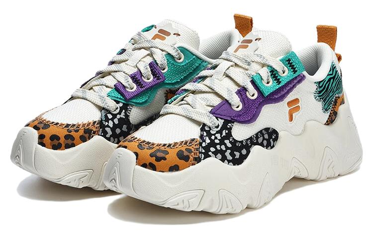 Женские кеды Fila FUSION STARFISH CANVAS (белый / фиолетовый) — фото 2