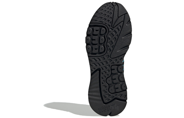 Кроссовки adidas originals Nite Jogger (черно-синие) — Чёрный / синий — фото 5