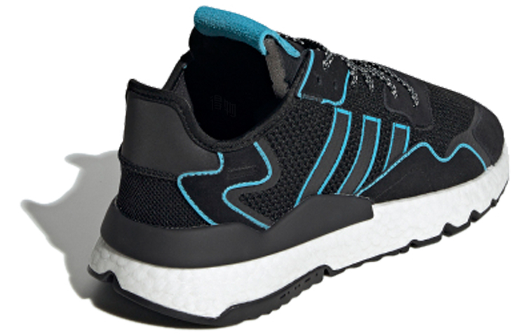 Кроссовки adidas originals Nite Jogger (черно-синие) — Чёрный / синий — фото 3