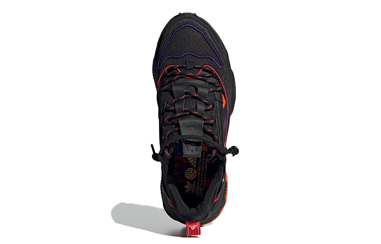 Кроссовки adidas originals Ozweego (черный / оранжевый) — Чёрный / оранжевый — фото 5