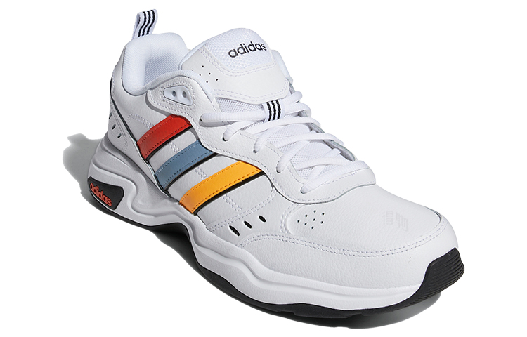 Кроссовки adidas neo Strutter (белые с цветными вставками) — фото 3