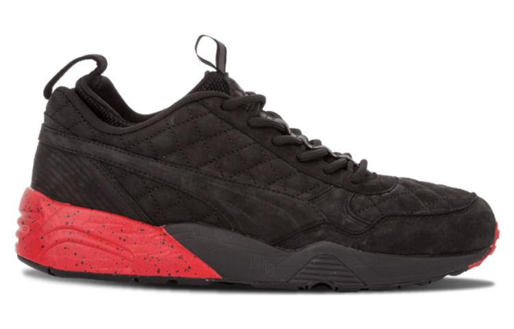 Кроссовки PUMA R698 (черные) — Чёрный — фото 2