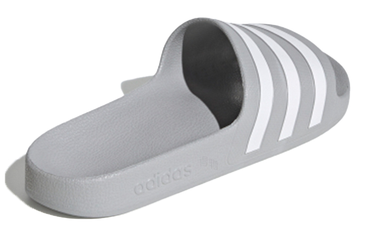 Шлепанцы adidas Adilette Aqua SLIDES (серо-белые) — Серый / белый — фото 4