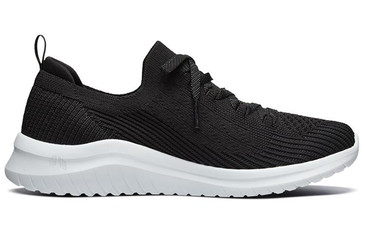 Женские кроссовки Skechers Ultra Flex 3.0 (черно-белые) — Чёрный / белый — фото 2
