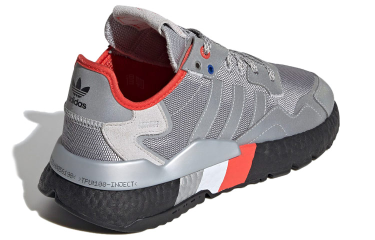 Кроссовки adidas Originals Nite Jogger (серо-серебристые) — фото 4