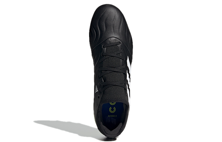 Мужские бутсы adidas Copa Sense.3 MG (черно-зеленые) — фото 5