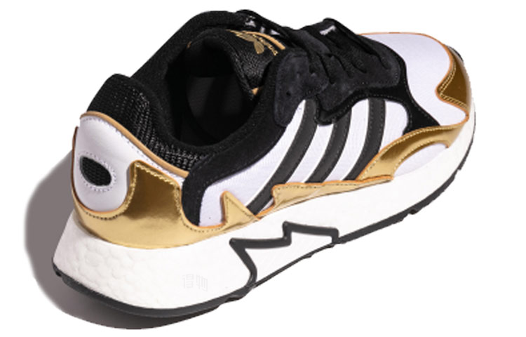 Кроссовки adidas originals TRESC Run BR (белый / черный / золотой) — Белый / чёрный / золотой — фото 4