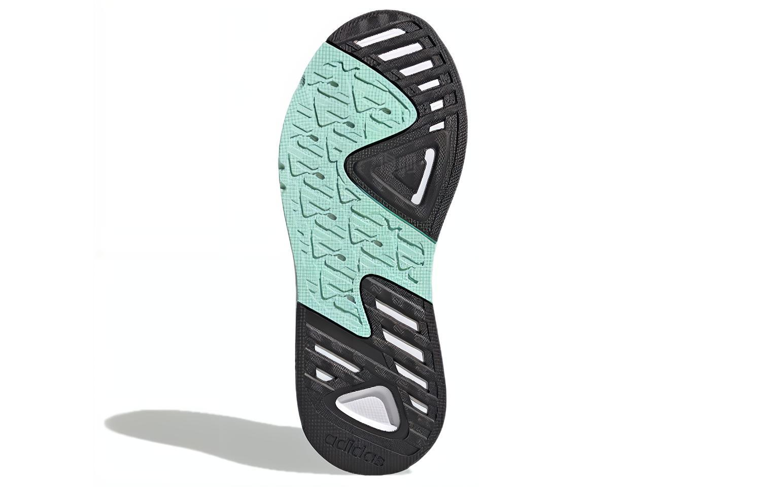 Женские кроссовки adidas neo Futureflow (черно-зеленые) — фото 6