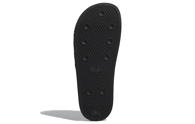 Шлепанцы adidas originals ADILETTE (черно-белые) — фото 5