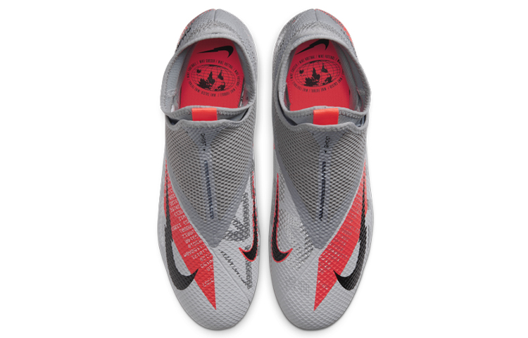 Мужские футбольные бутсы Nike Phantom Vision 2 Academy Df MGFG (серебристый) — фото 3