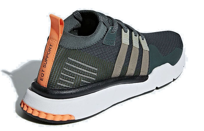 Кеды adidas originals EQT Support ADV (черно-белые) — Чёрный / белый — фото 4