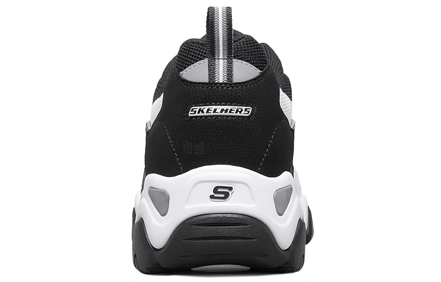 Мужские кроссовки Skechers D'LITES 2.0 (черно-белые) — фото 4