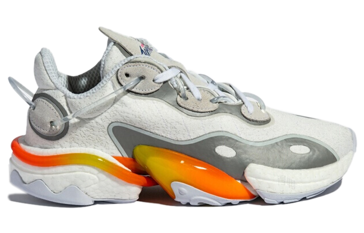 Кроссовки adidas originals Torsion (бело-серо-оранжевые) — фото 2