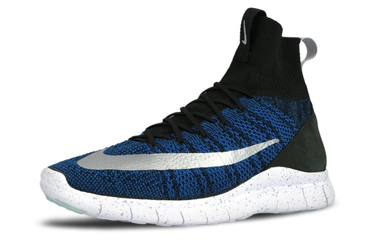 Мужские кроссовки Nike Free Superfly Mercurial (/ сине-черные) — фото 3