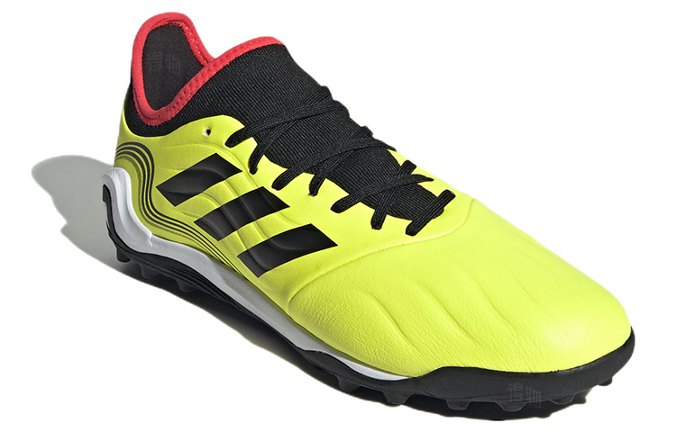 Мужские кроссовки adidas Copa Sense.3 TF (желтые) — 荧光黄/黑/白 — фото 3