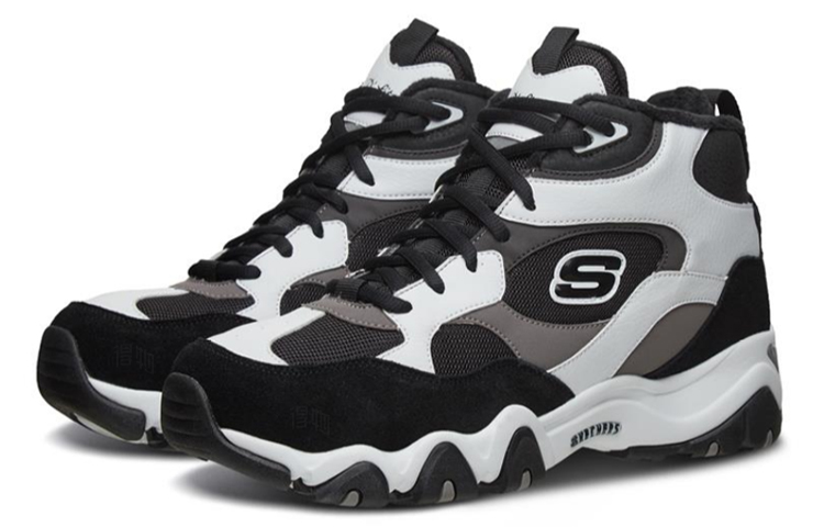 Мужские кроссовки Skechers D'LITES 2.0 (черно-белые) — фото 3