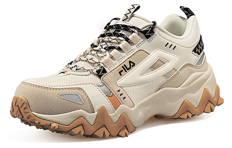 Женские кроссовки Fila FUSION Fellow (овсяные) — 燕麦色 — фото 2