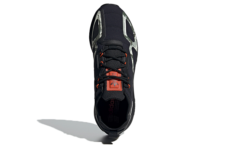 Кроссовки adidas originals ZX 2K Boost (черно-зелено-синие) — Чёрный / зелёный / синий — фото 5