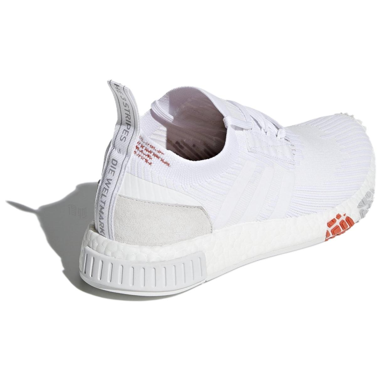 Женские кроссовки adidas originals NMD Racer Cloud White TPU (белые) — Белый — фото 4