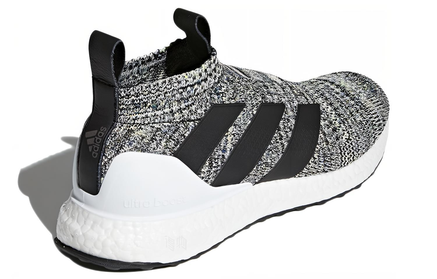 Мужские кроссовки adidas ULT Oreo TF (серый / белый / черный) — Серый / белый / чёрный — фото 5