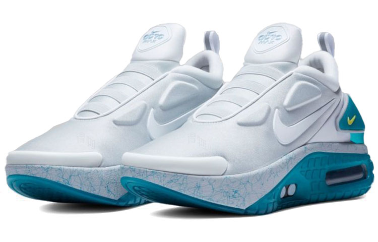 Мужские кроссовки Nike Adapt Auto Max (голубые) — фото 3