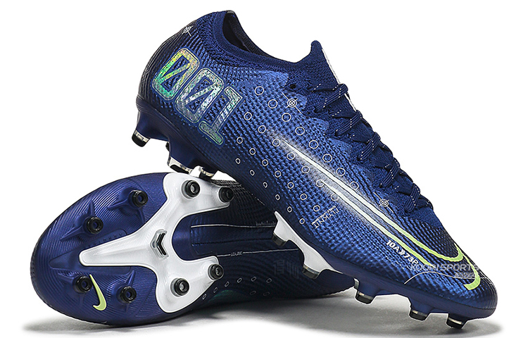 Футбольные бутсы Nike Mercurial Vapor 13 Mds Ag-Pro (синие) — фото 4