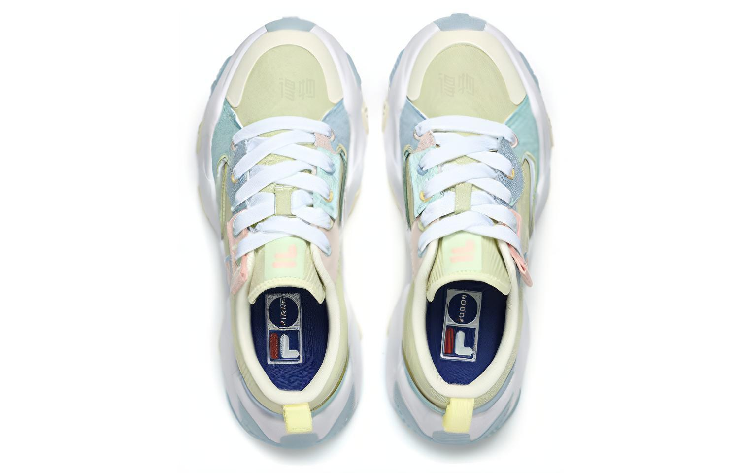Женские кеды Fila FUSION STARFISH CANVAS (голубые) — фото 3