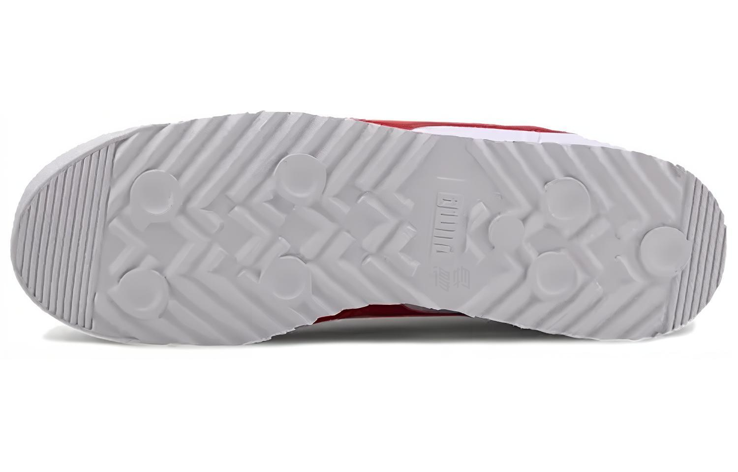 Мужские кроссовки PUMA Roma Basic+ (бело-красные) — фото 5