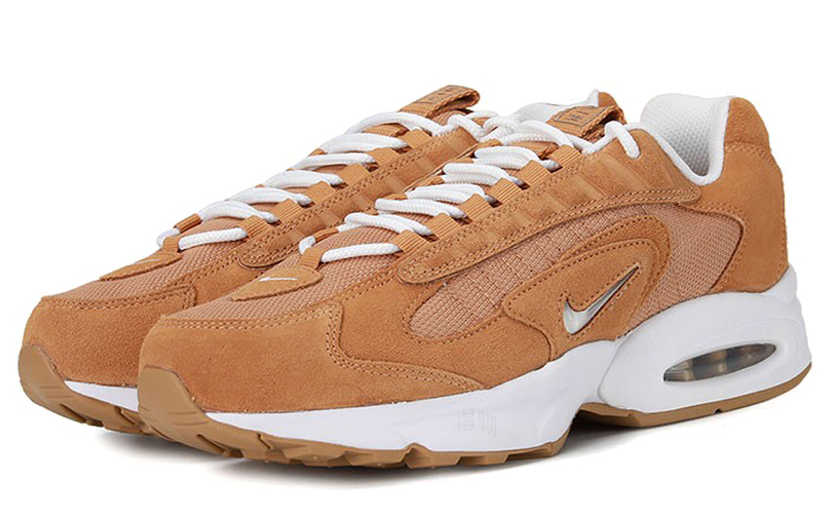 Кроссовки Nike Air Max Triax LE (коричнево-белые) — Коричневый / белый — фото 3