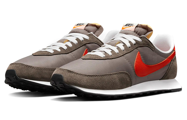Мужские кроссовки Nike Waffle Trainer 2 (коричнево-красный) — фото 3