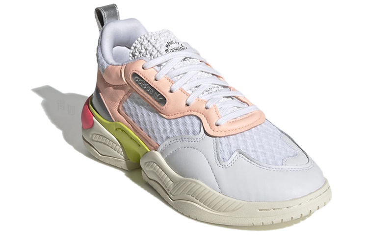 Женские кроссовки adidas originals Super Court RX (белый / розовый) — фото 3