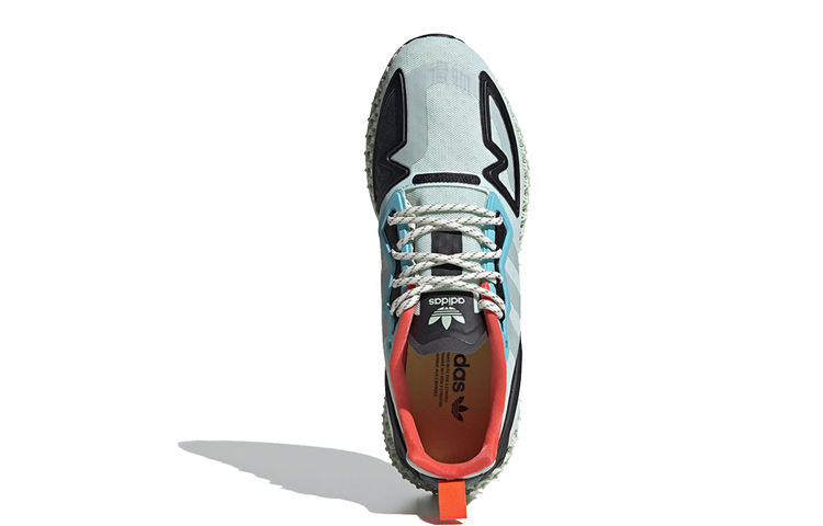 Кроссовки adidas originals ZX 2K 4D "Dash Green" (мятные) — фото 4