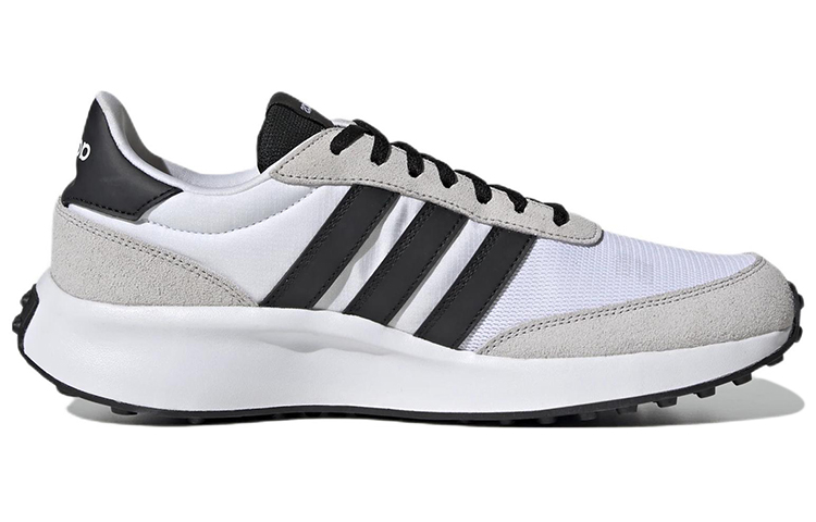 Мужские кроссовки adidas neo Run 70S Lifestyle (бело-черные) — фото 2