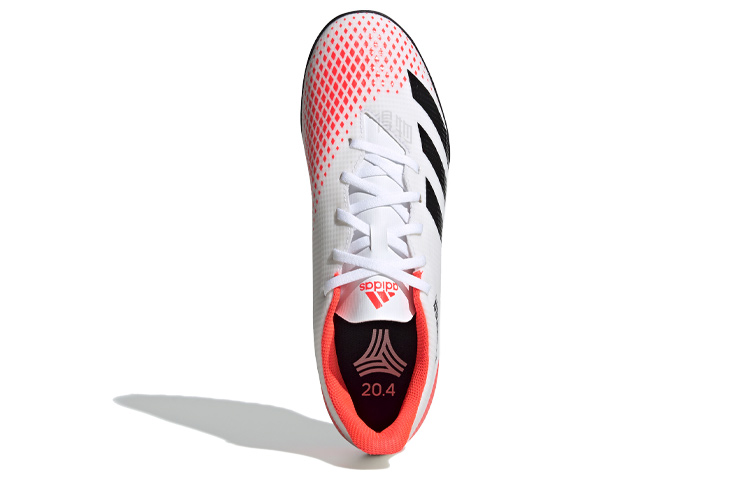 Мужские бутсы adidas Predator 20.4 (бело-розово-черные) — фото 5