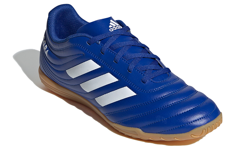Мужские кроссовки adidas Copa 20.4 IC/IN (синий / белый / коричневый) — фото 3