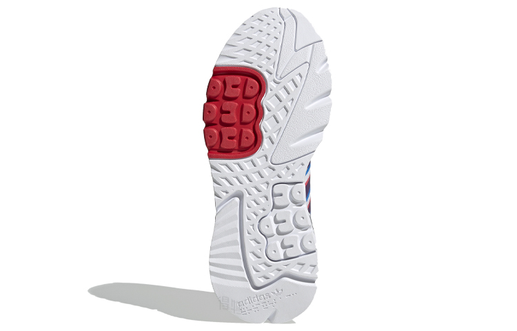 Унисекс кроссовки adidas Nite Jogger (бело-серые) — Белыйсерый — фото 5