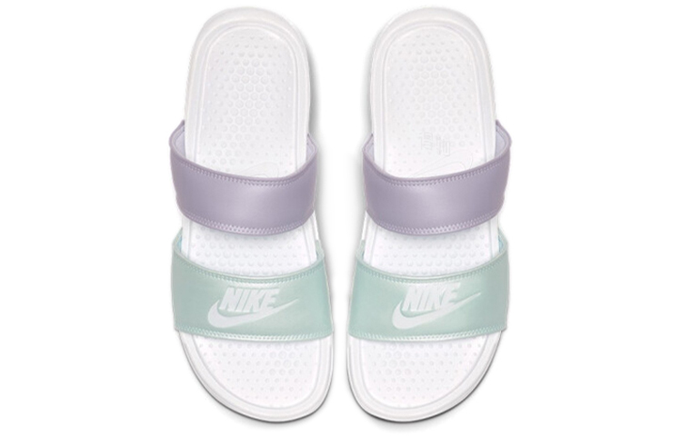 Женские сабо Nike Benassi Duo Ultra (фиолетовые) — Фиолетовый — фото 4