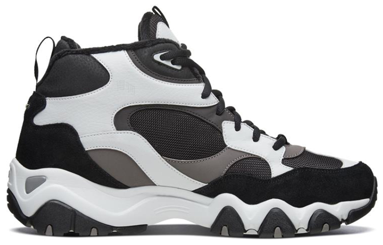 Мужские кроссовки Skechers D'LITES 2.0 (черно-белые) — фото 2