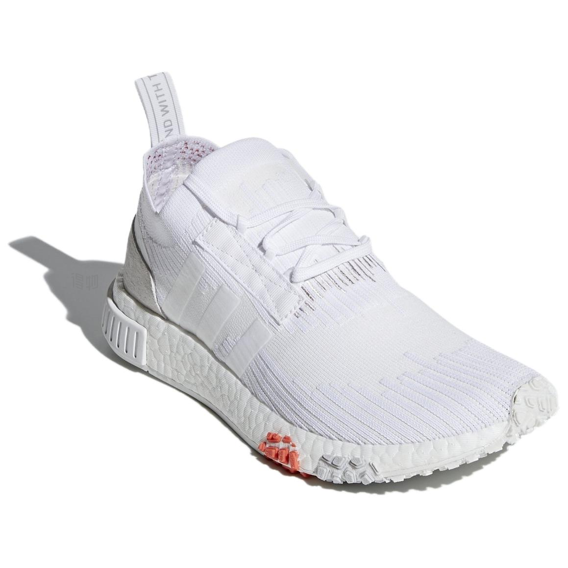 Женские кроссовки adidas originals NMD Racer Cloud White TPU (белые) — Белый — фото 3
