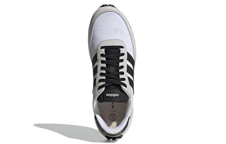 Мужские кроссовки adidas neo Run 70S Lifestyle (бело-черные) — фото 5