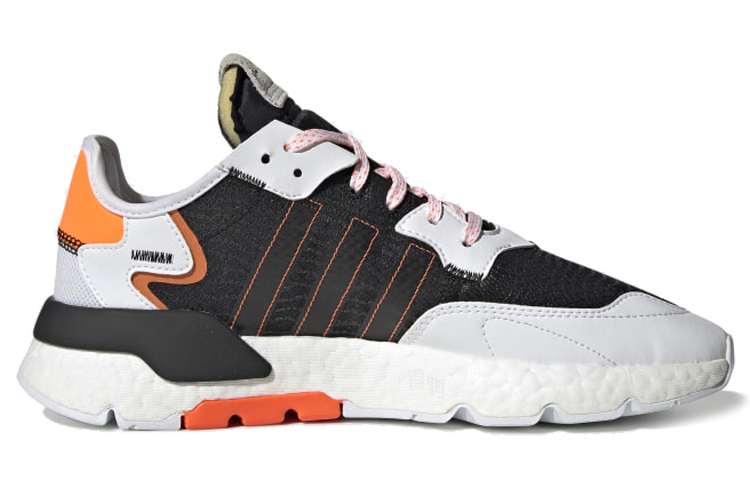 Кроссовки adidas originals Nite Jogger (черно-бело-красные) — фото 2