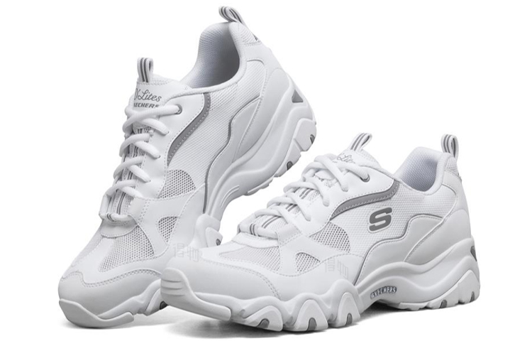 Мужские кроссовки Skechers D'LITES 2.0 (белые) — фото 3