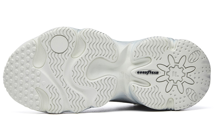Женские кроссовки Fila FUSION ADE mid (белый / синий) — Белыйсиний — фото 4