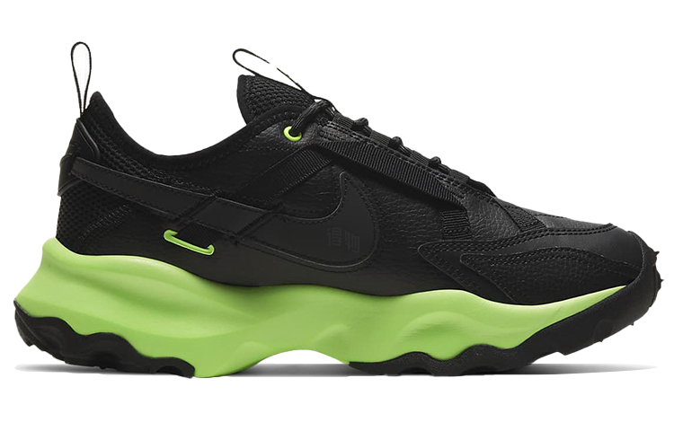 Женские кроссовки Nike TC 7900 (черно-зеленые) — фото 2