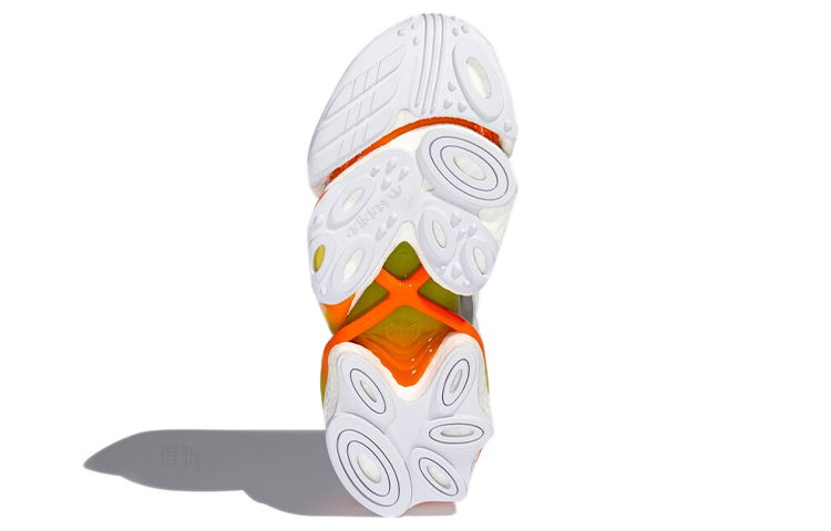Кроссовки adidas originals Torsion (бело-серо-оранжевые) — фото 6