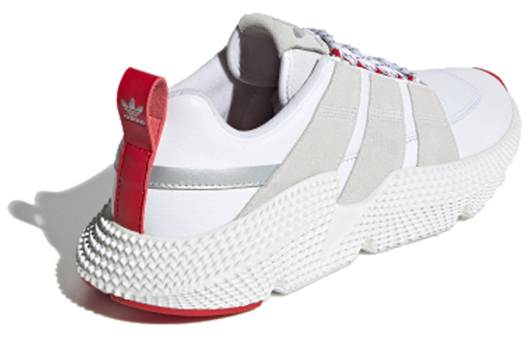 Кроссовки adidas originals PROPHERE V2 (бело-серо-красные) — Белый / серый / красный — фото 3