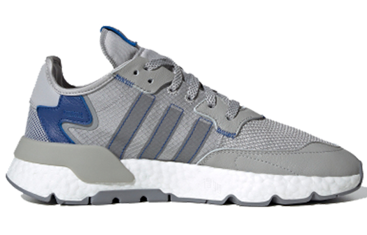 Мужские кроссовки adidas Originals Nite Jogger (серо-синие) — Серый / синий — фото 2